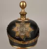 Saxon Field Artillery Reserve Officer Pickelhaube - with Case Visuel 4